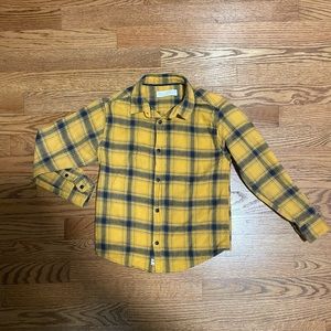 Kids Zara Plaid Button Up
